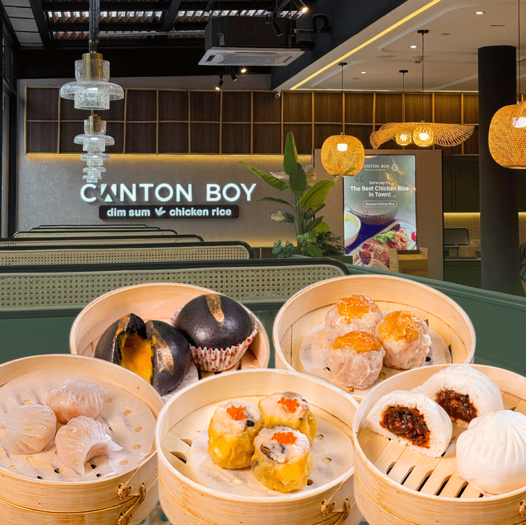 dim sum and chicken rice