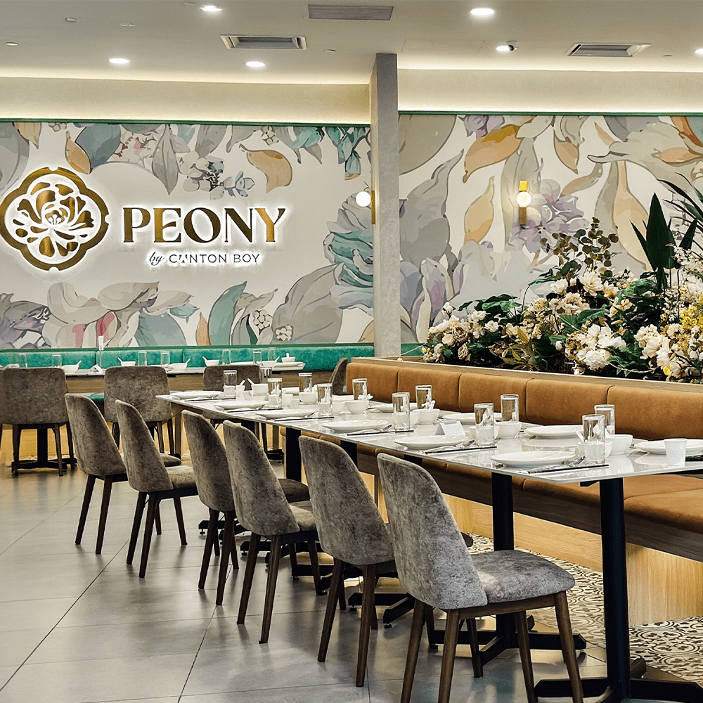 A luxurious Chinese restaurant